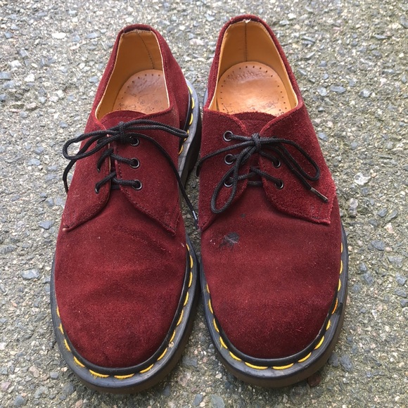 Dr. Martens | Shoes | Dr Martens Nana England Burgundy Suede